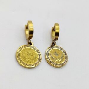 ATY Versace İşlemeli Reşat Küpe
