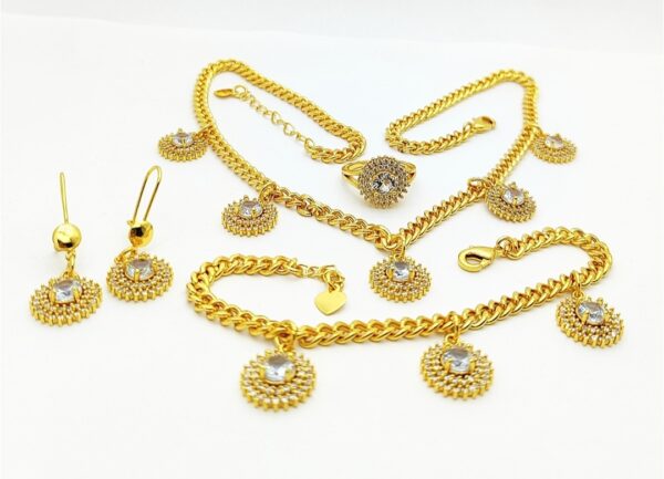 ATY Zirkon Taşlı Set