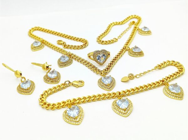 ATY Zirkon Taşlı Set