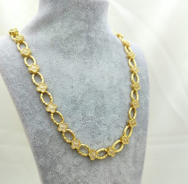 ATY Taşlı Van Cleef Model Kolye