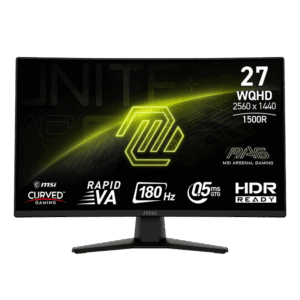 MSI MAG 274CQF 27" HDMI DP HDR WQHD Rapid VA Curved Gaming Monitör