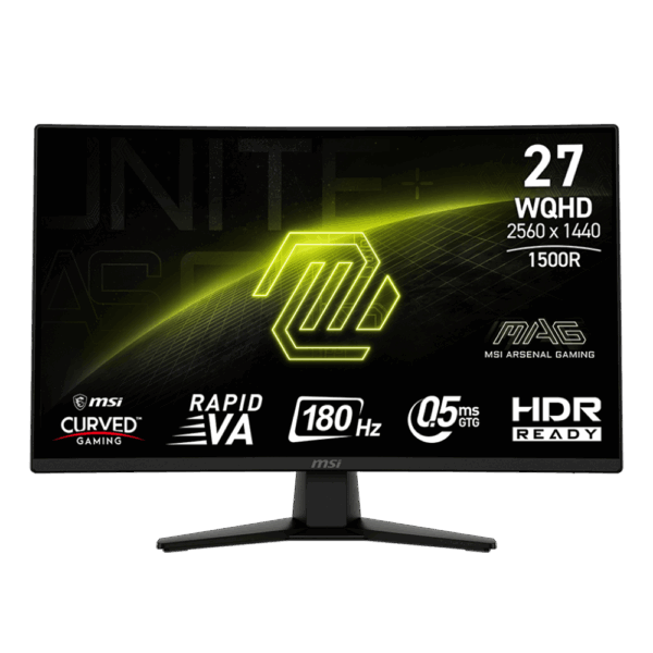 MSI MAG 274CQF 27" HDMI DP HDR WQHD Rapid VA Curved Gaming Monitör